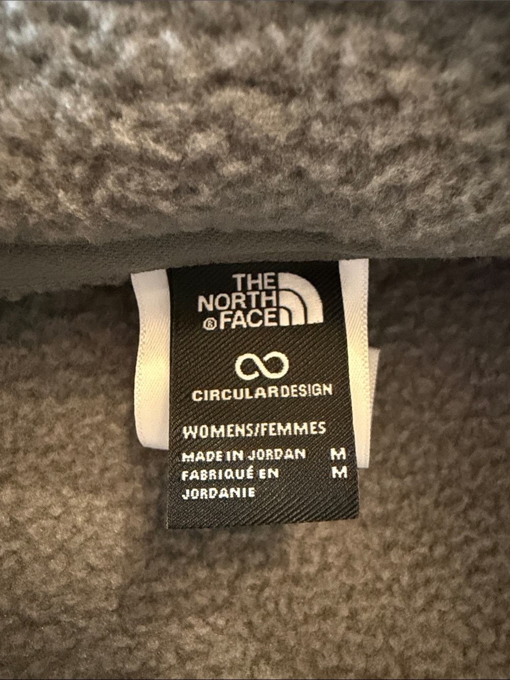 The North Face Women’s Gray Full-Zip Fleece Jacket - Picture 6 of 8